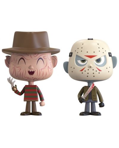 Set figurine Funko Vynl: Horror - Freddy & Jason, 2 bucati - 1
