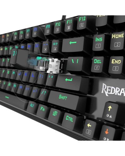 Tastatura gaming Redragon - Pratyusa K570, mecanica, neagra - 3