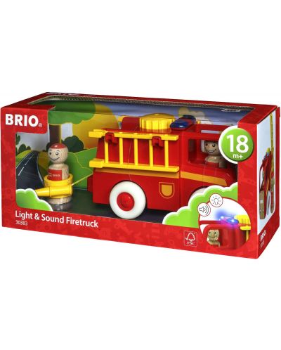 Jucarie  Brio - Masina de pompieri cu sunet si lumini - 1