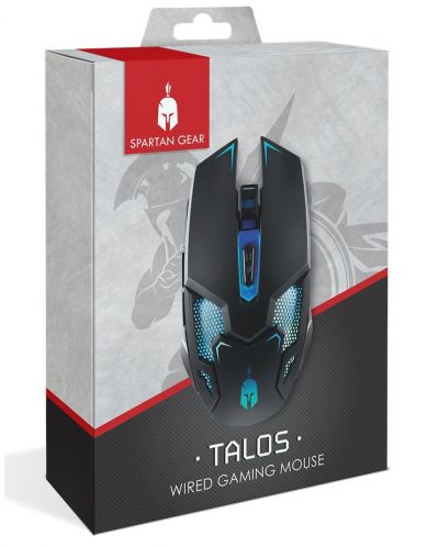Mouse gaming Spartan Gear - Talos, negru - 2