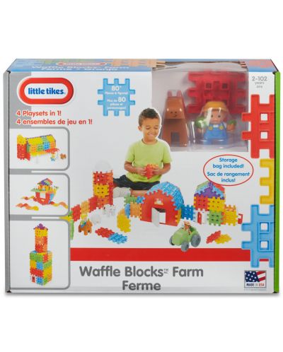 Constructor Little Tikes Waffle Blocks - Ferma - 7