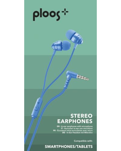Casti stereo Ploos - albastre - 2