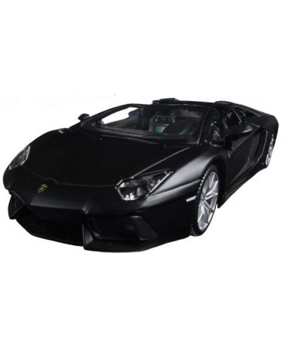 Masina metalica Maisto Special Edition - Lamborghini Aventador LP 700-4 Roadster, Scara 1:24, neagra - 1