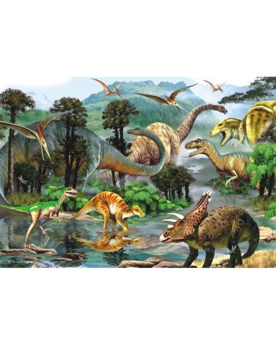 Puzzle Anatolian de 260 piese - Valea dinozaurilor II, Howard Robinson - 2