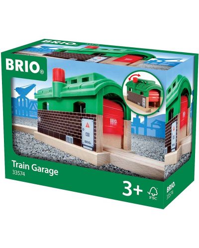 Accesoriu feroviar Brio - Garaj pentru tren - 1