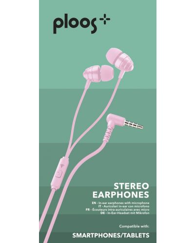 Casti stereo Ploos - roze - 2