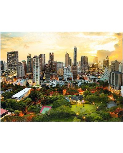 Puzzle Trefl de 3000 piese - Apus in Bangkok - 2