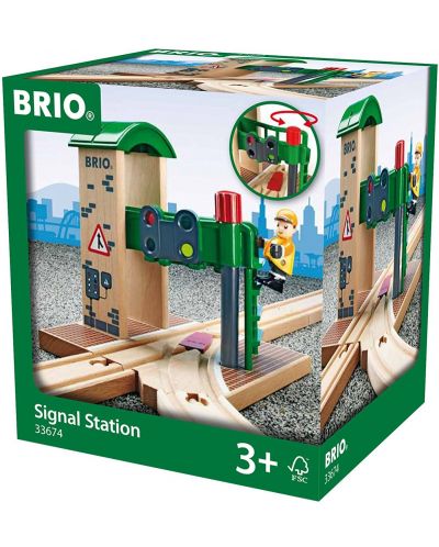 Accesoriu feroviar Brio - Gara - nod feroviar - 1