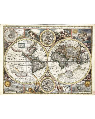 Puzzle Clementoni de 3000 piese - Harta antica a lumii - 2