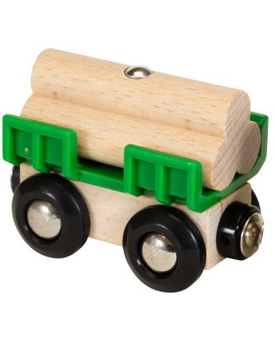 Jucarie Brio - Tractor cu lemne - 4