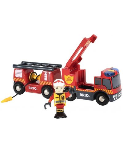 Jucarie Brio World - Masina de pompieri - 3