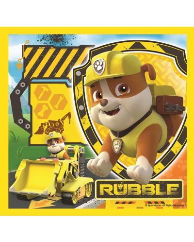 Puzzle Trefl 3 in 1 - Marshall, Rabble si Chase, Paw Patrol - 2