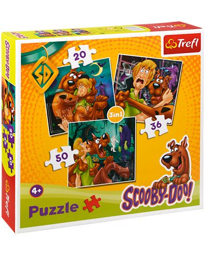 Puzzle Trefl 3 in 1 - Scooby Du - 1