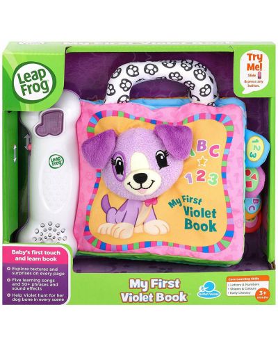 Prima mea carte interactiva LeapFrog - Violet, lila - 7