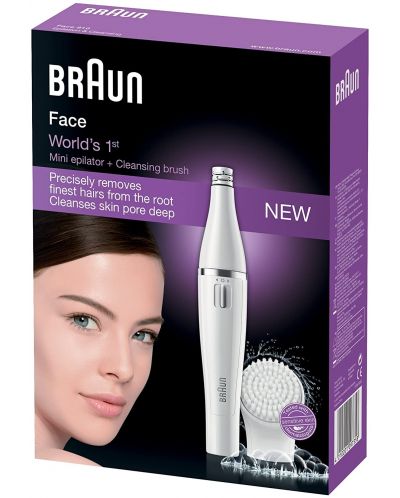 Epilator facial Braun - Face 810, alb - 2