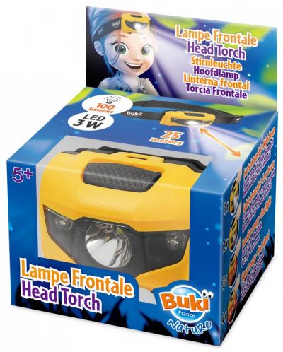 Lanterna de frunte pentru copii Buki Nature - 1