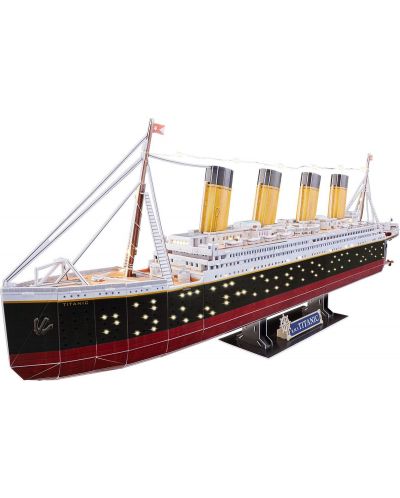 Puzzle 3D Revell - Titanic cu iluminare LED - 2
