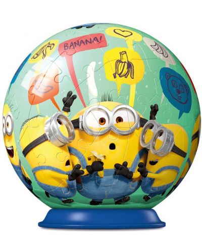 Ravensburger Puzzle 3D cu 72 de piese - The Minions 2 - 2