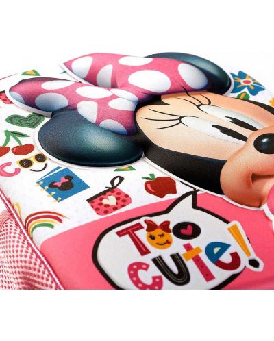 Ghiozdan 3D pentru grădiniță  Karactemania Minnie - Too Cute - 4