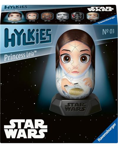 3D Puzzle Ravensburger din 54 piese - Războiul Stelelor: Prințesa Leia - 1