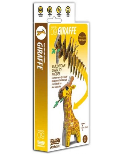 Figura 3D construibilă Еugy - Girafă - 1