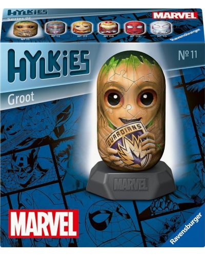 3D Puzzle Ravensburger din 54 piese - Marvel: Groot - 1