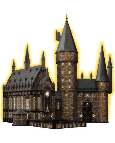 Puzzle 3D Ravensburger din 540 de piese - Harry Potter: Castelul Hogwarts - 2