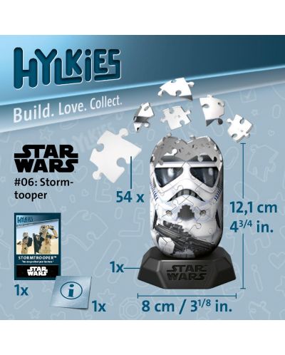 3D Puzzle Ravensburger din 54 piese - Star Wars: Stormtrooper - 3