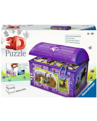 Puzzle 3D Ravensburger de 216 piese - Treasure box - 1