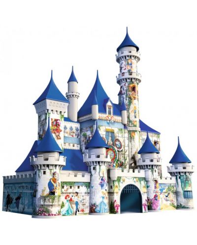 Puzzle 3D Ravensburger de 216 piese -Castelul Disney  - 2