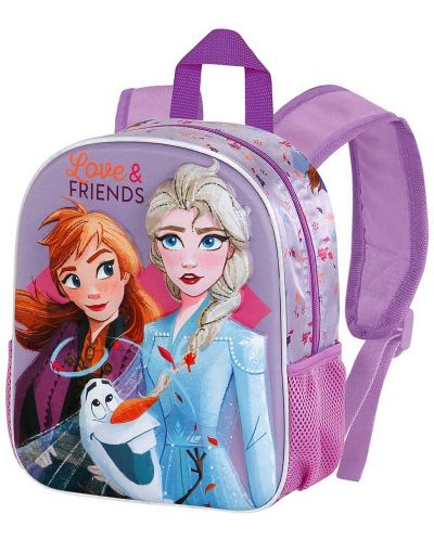 Ghiozdan 3D pentru grădinițăKaractermania Frozen 2 - Friends - 1