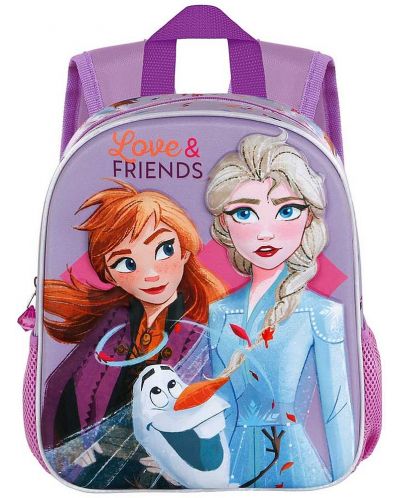 Ghiozdan 3D pentru grădinițăKaractermania Frozen 2 - Friends - 2