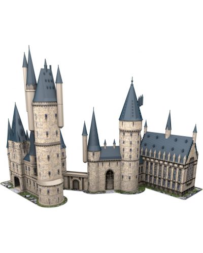 1245 de piese Ravensburger 3D Puzzle - Castelul Hogwarts + Turnul Astronomic - 2