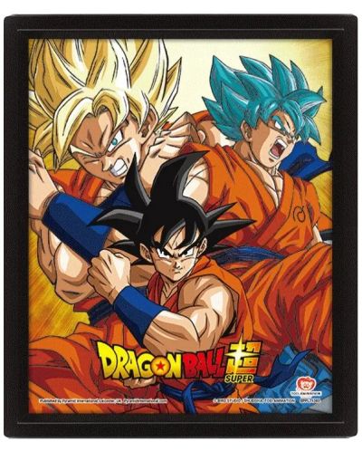 Poster 3D cu rama Pyramid Animation: Dragon Ball Super - Friends or Rivals - 1