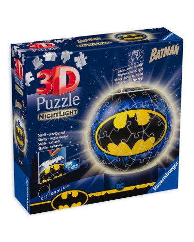 Ravensburger Puzzle 3D de 72 de piese - Batman, strălucitor - 1