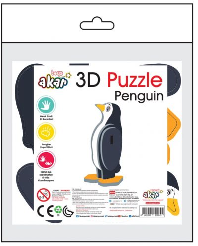Akar Model 3D - Pinguin - 2