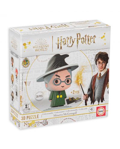 Puzzle 3D Educa din 37 de piese - Minerva McGonagall - 1