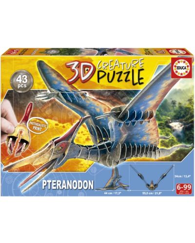 Puzzle 3D Educa din 43 de piese - Pteranodon - 2