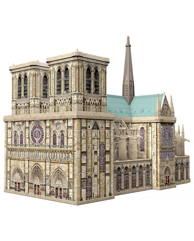 Puzzle 3D Ravensburger de 324 piese - Catedrala Notre-Dame - 2