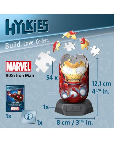 3D Puzzle Ravensburger din 54 piese - Marvel: Iron Man - 3