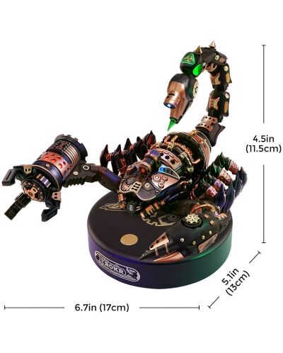 Puzzle 3D Robo Time de 123 de piese - Scorpionul Imperial - 2