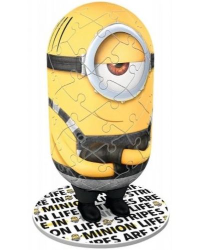 Puzzle 3D de 54 de piese Ravensburger - Prizonier Minion  - 2