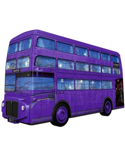 Puzzle 3D  Ravensburger de 216 piese - Harry Potter Knight Bus - 2