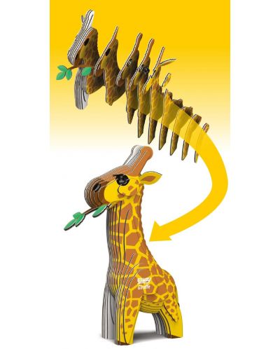 Figura 3D construibilă Еugy - Girafă - 4