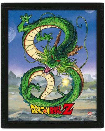 Poster 3D cu rama Pyramid Animation: Dragon Ball Z - Shenron Unleashed - 1
