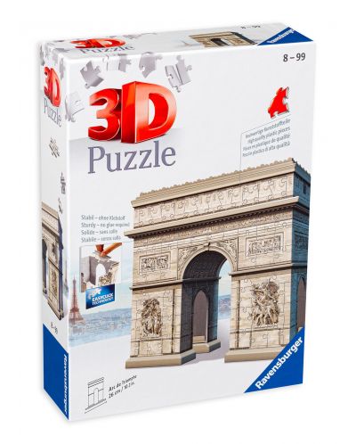 Puzzle  3D Ravensburger de 216 piese - Arcul de Triumf - 1