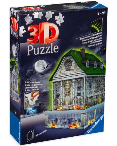 Ravensburger Puzzle 3D de 216 piese - Casa spiritelor - 1