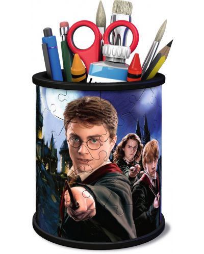 Puzzle 3D Ravensburger de 54 piese - Pencil Pot Harry Potter - 2