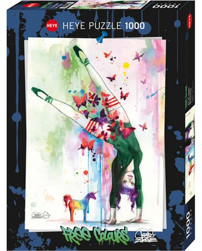 Puzzle Heye de 1000 piese - Unicorn mini, Lora Zombie - 1