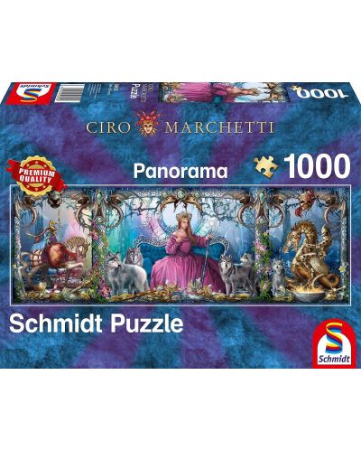 Puzzle Schmidt de 1000 piese - Palatul de gheata, Ciro Marchetti - 1